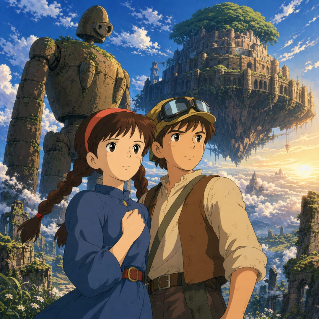 Portada del anime Laputa - Castle in the Sky