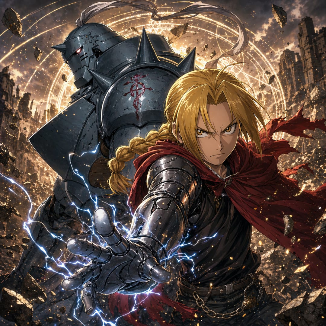 Portada del anime Fullmetal Alchemist