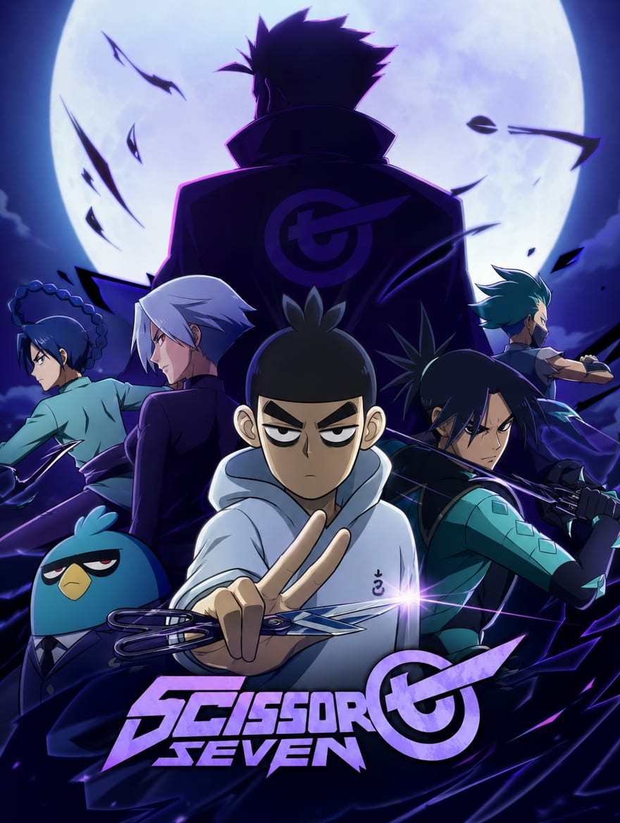 Portada del anime Scissor seven