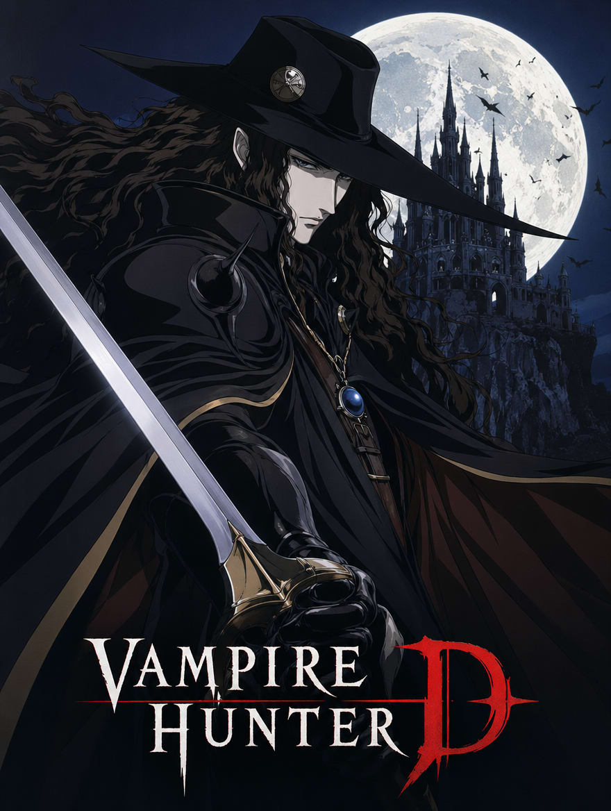 Portada del anime Vampire Hunter D