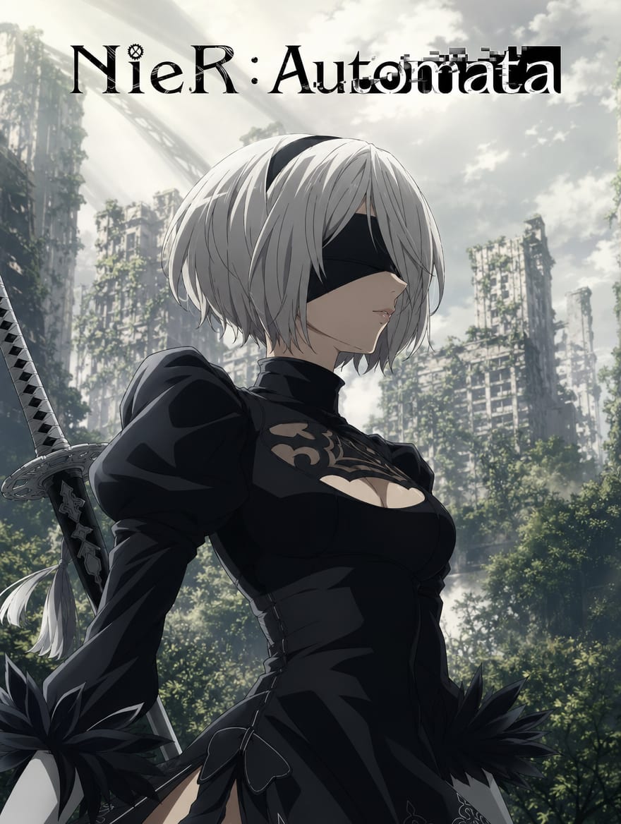 Portada del anime Nier Automata Ver1.1a