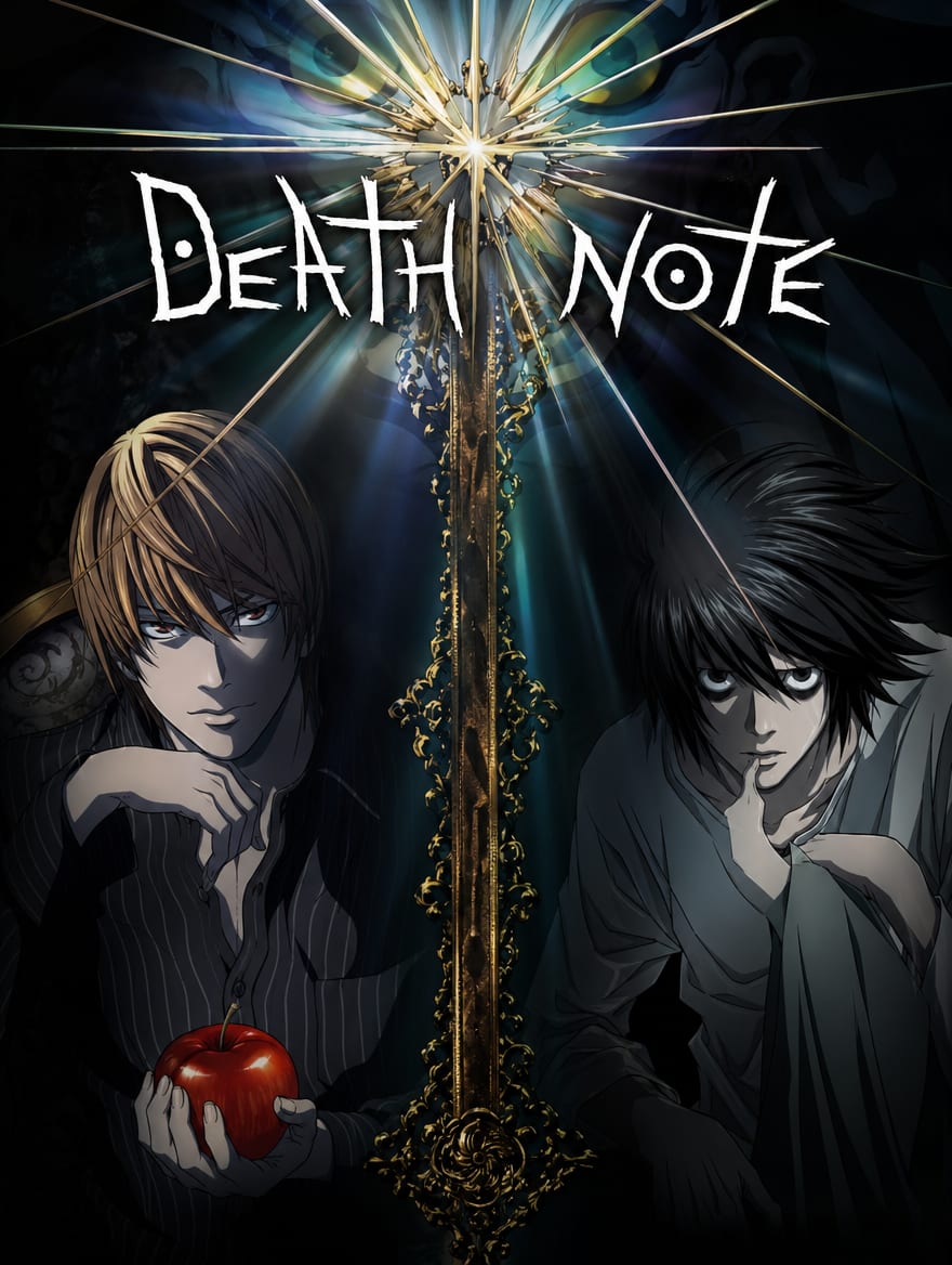 Portada del anime Death Note