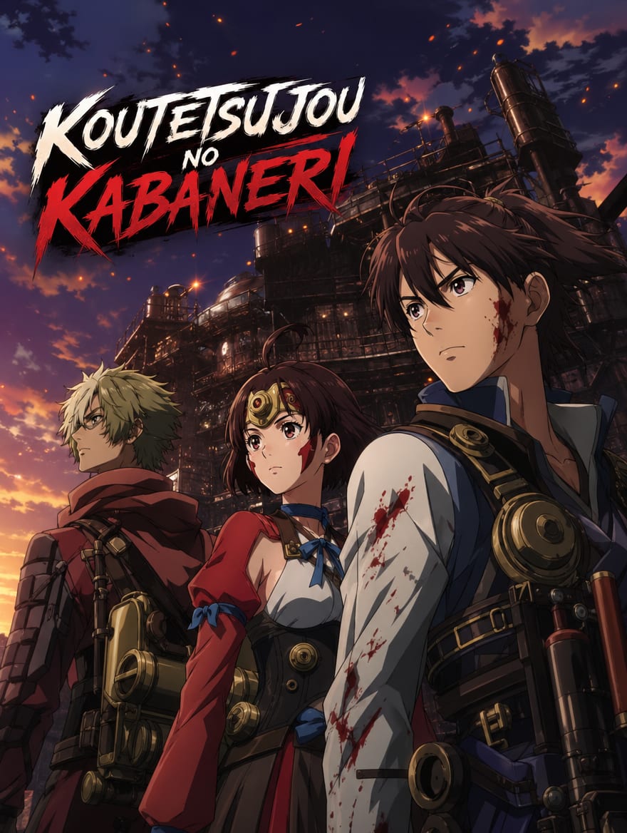 Portada del anime Koutetsujou no Kabaneri