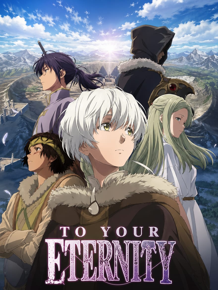 Portada del anime To Your Eternity