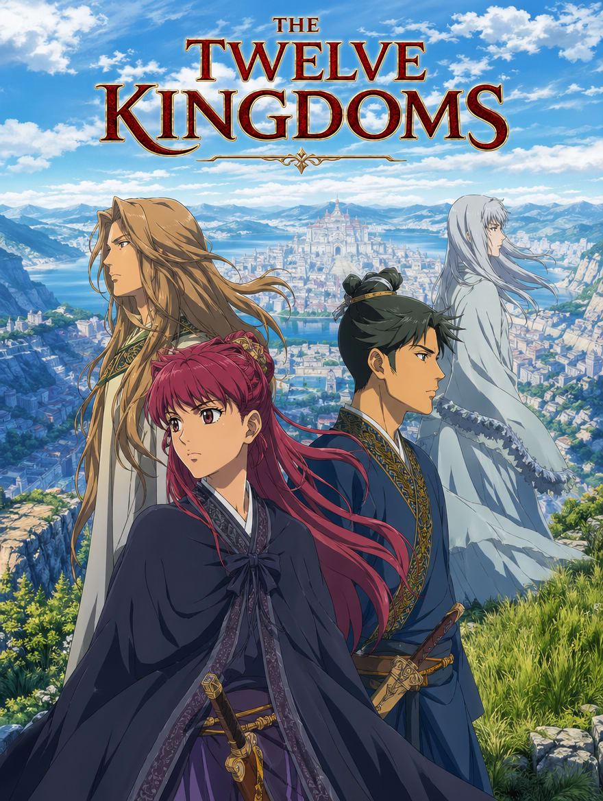 Portada del anime The Twelve Kingdoms