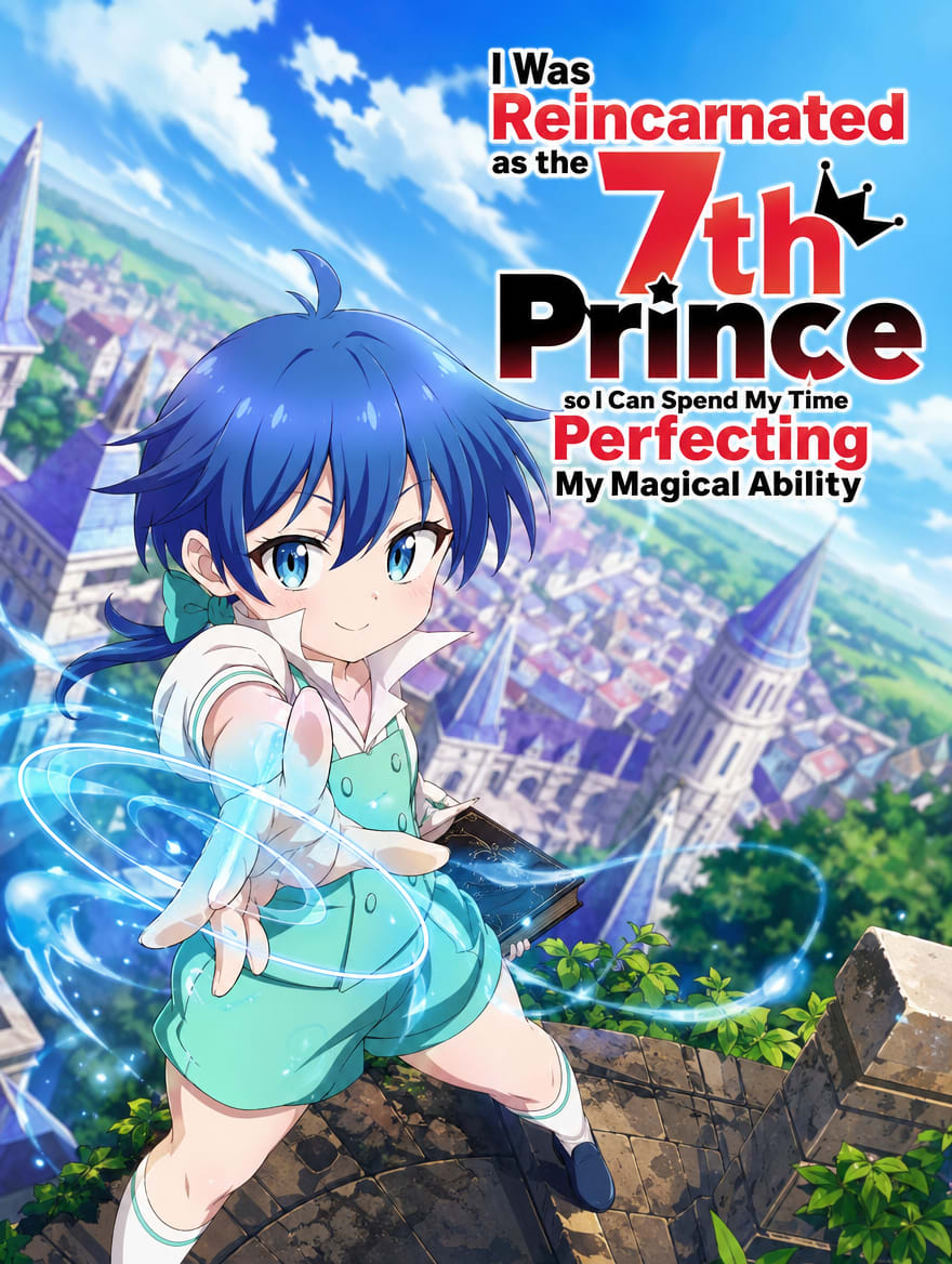 Portada del anime I Was Reincarnated as the 7th Prince so I Can Spend My Time Perfecting My Magical Ability