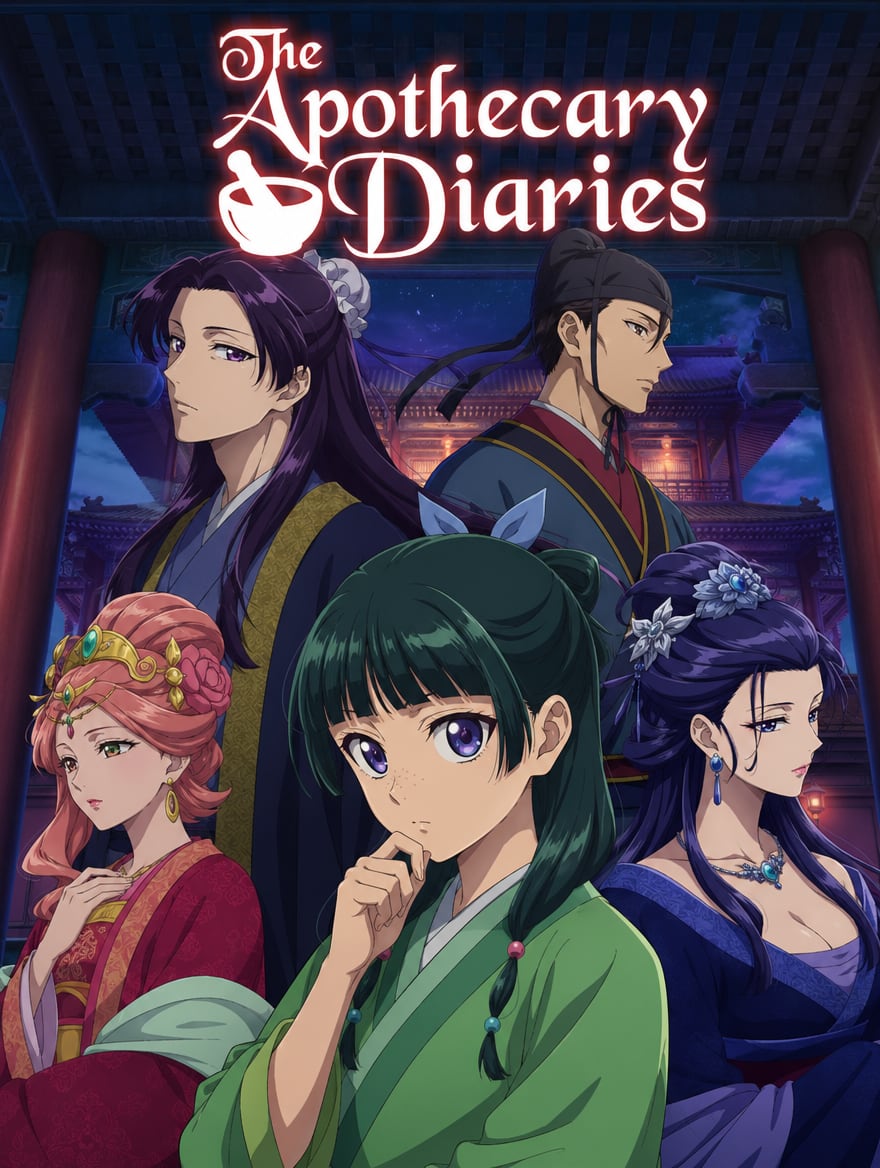 Portada del anime The Apothecary Diaries