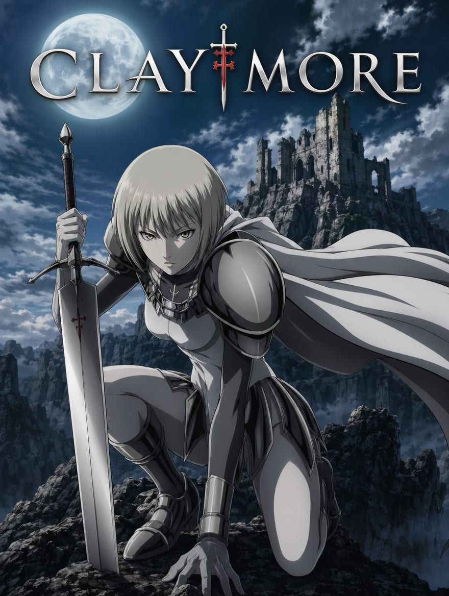 Portada del anime Claymore