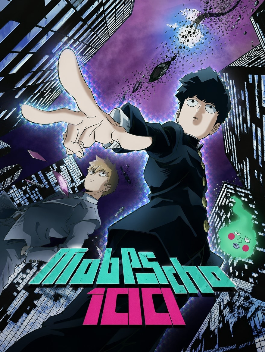 Portada del anime Mob Psycho 100