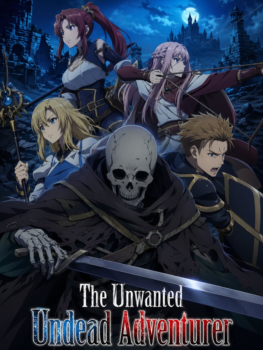 Portada del anime The Unwanted Undead Adventurer