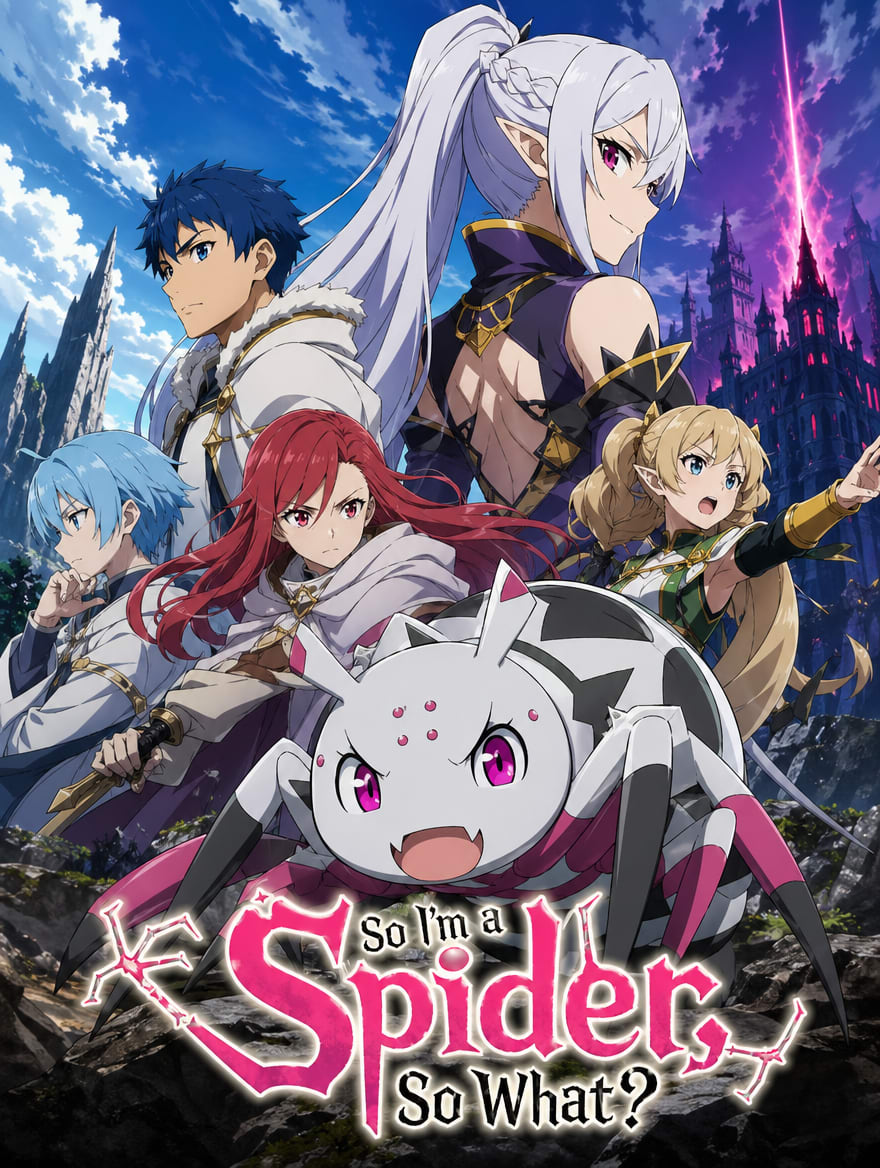 Portada del anime So I'm a Spider, So What?