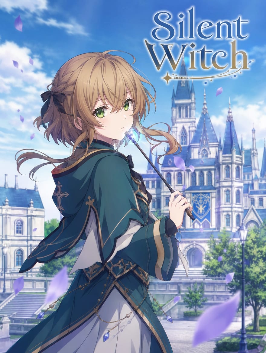 Portada del anime Silent Witch Chinmoku no Majo no Kakushigoto