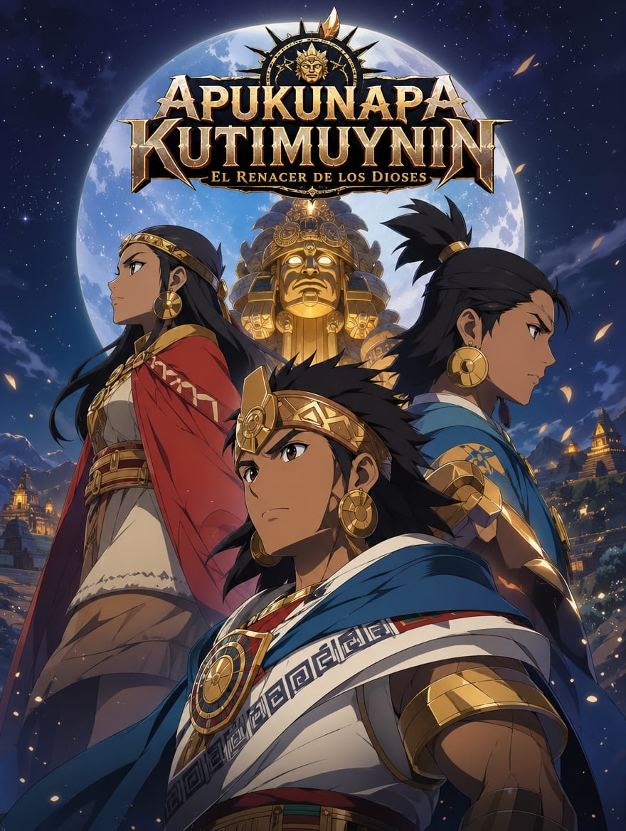 Portada del anime Apukunapa Kutimuynin: El renacer de los dioses