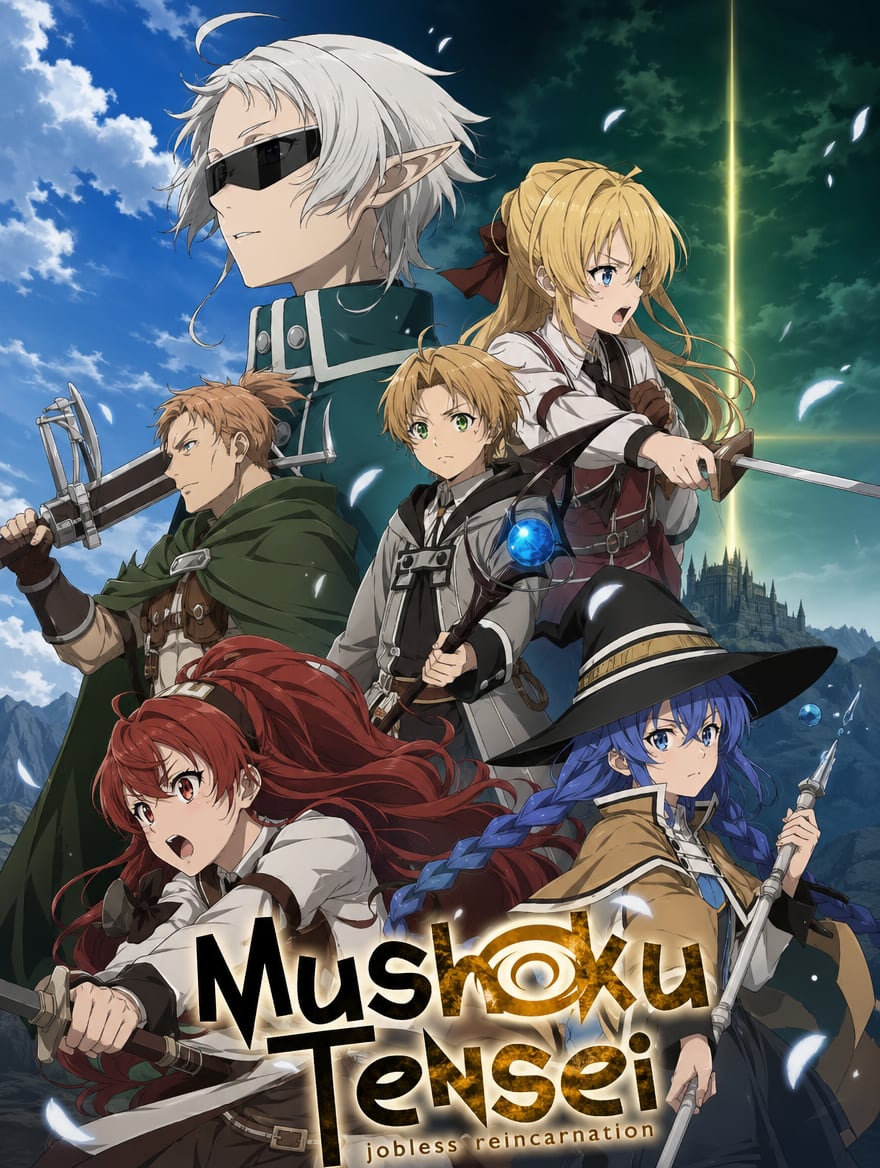 Portada del anime Mushoku Tensei: Isekai Ittara Honki Dasu