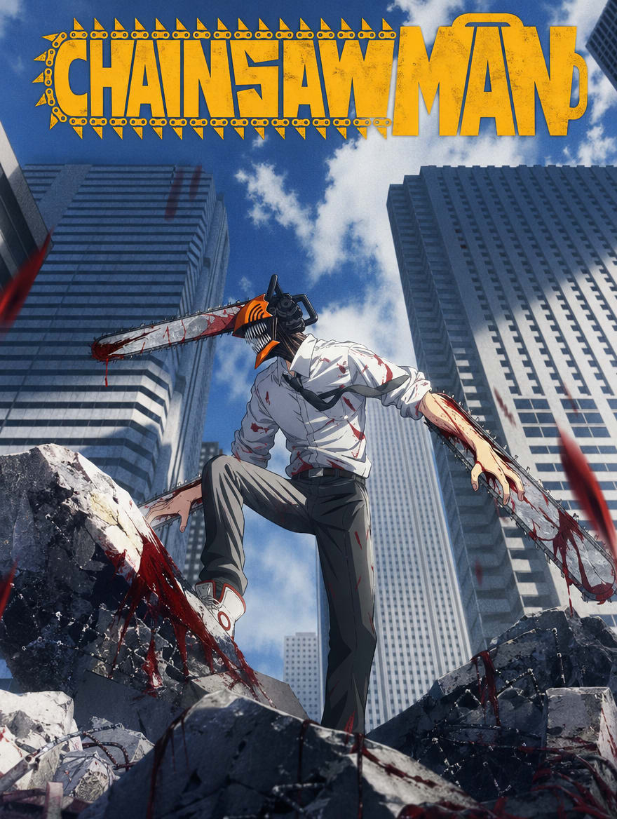 Portada del anime Chainsaw Man