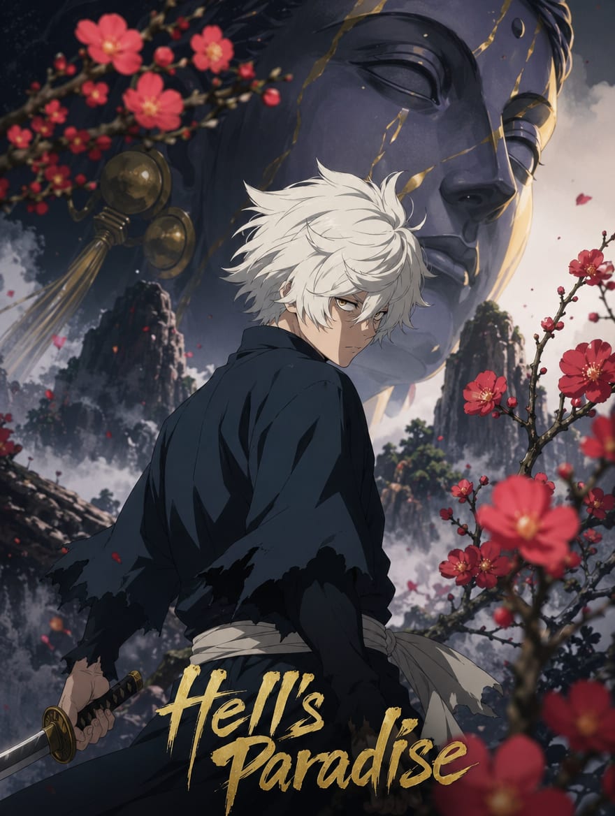 Portada del anime Hells Paradise