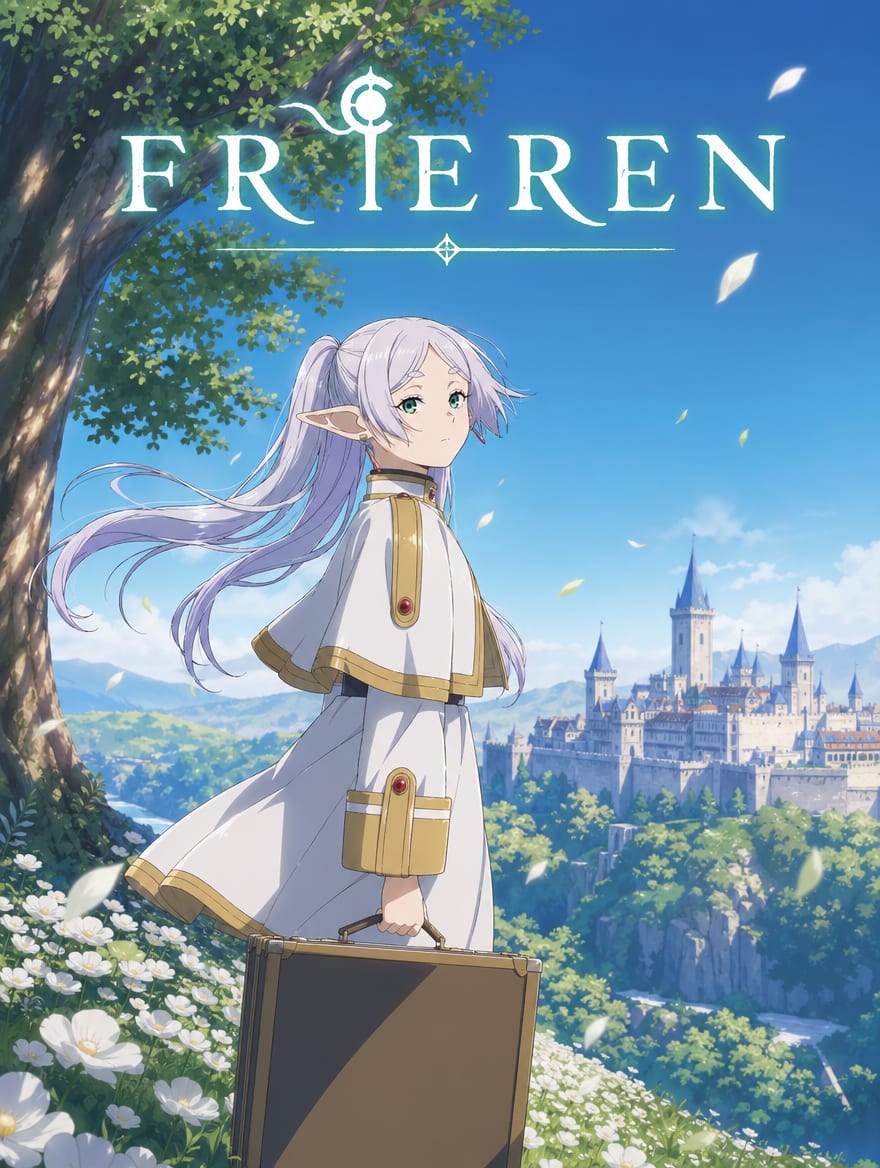 Portada del anime Frieren
