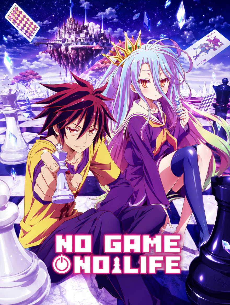 Portada del anime No Game No Life