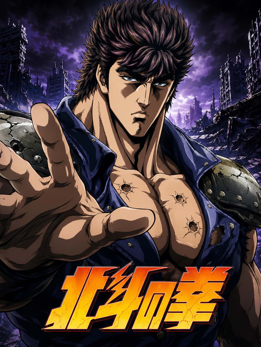 Portada del anime Fist of the North Star