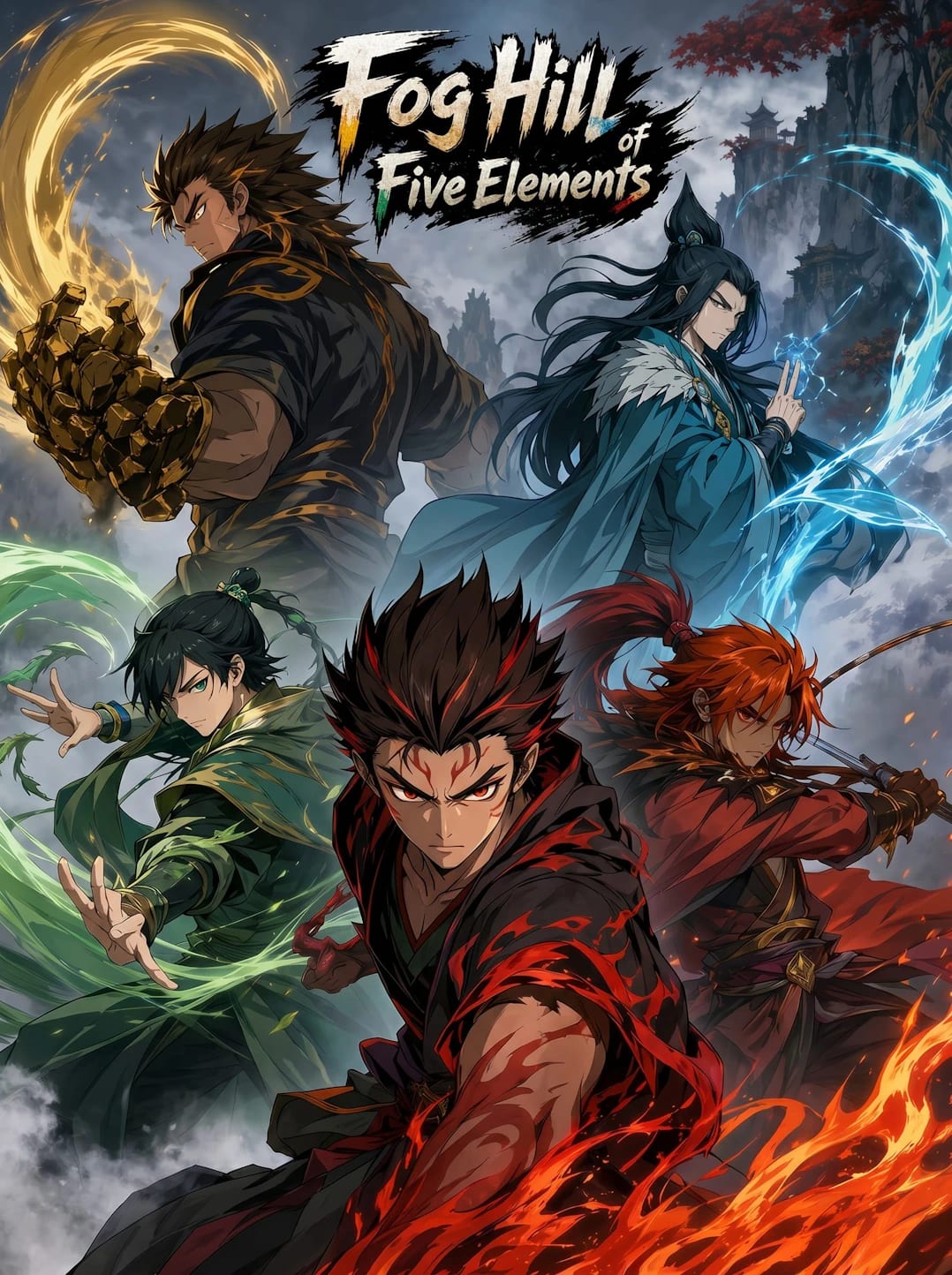 Portada del anime Fog Hill of Five Elements