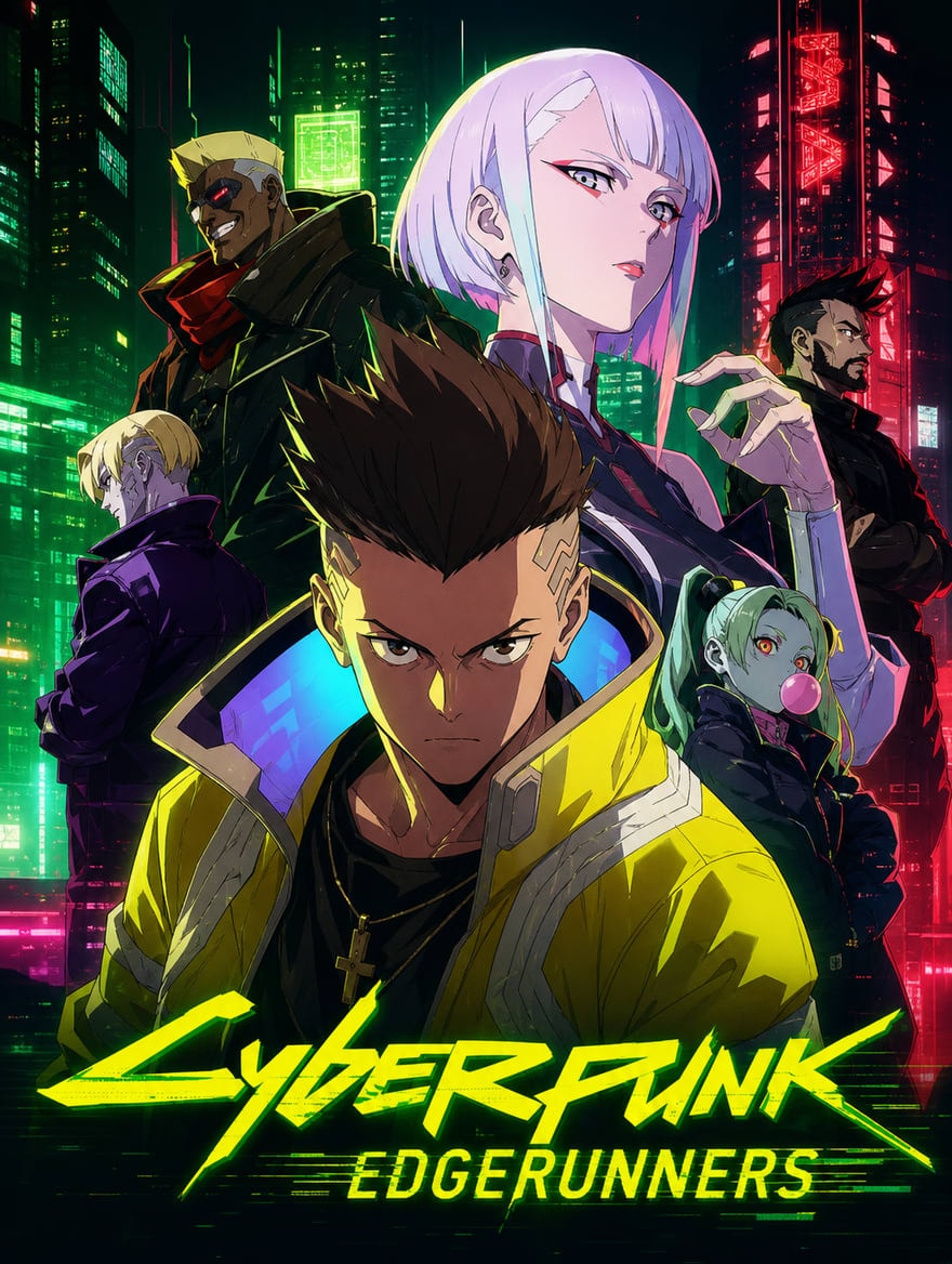 Portada del anime Cyberpunk Edgerunners