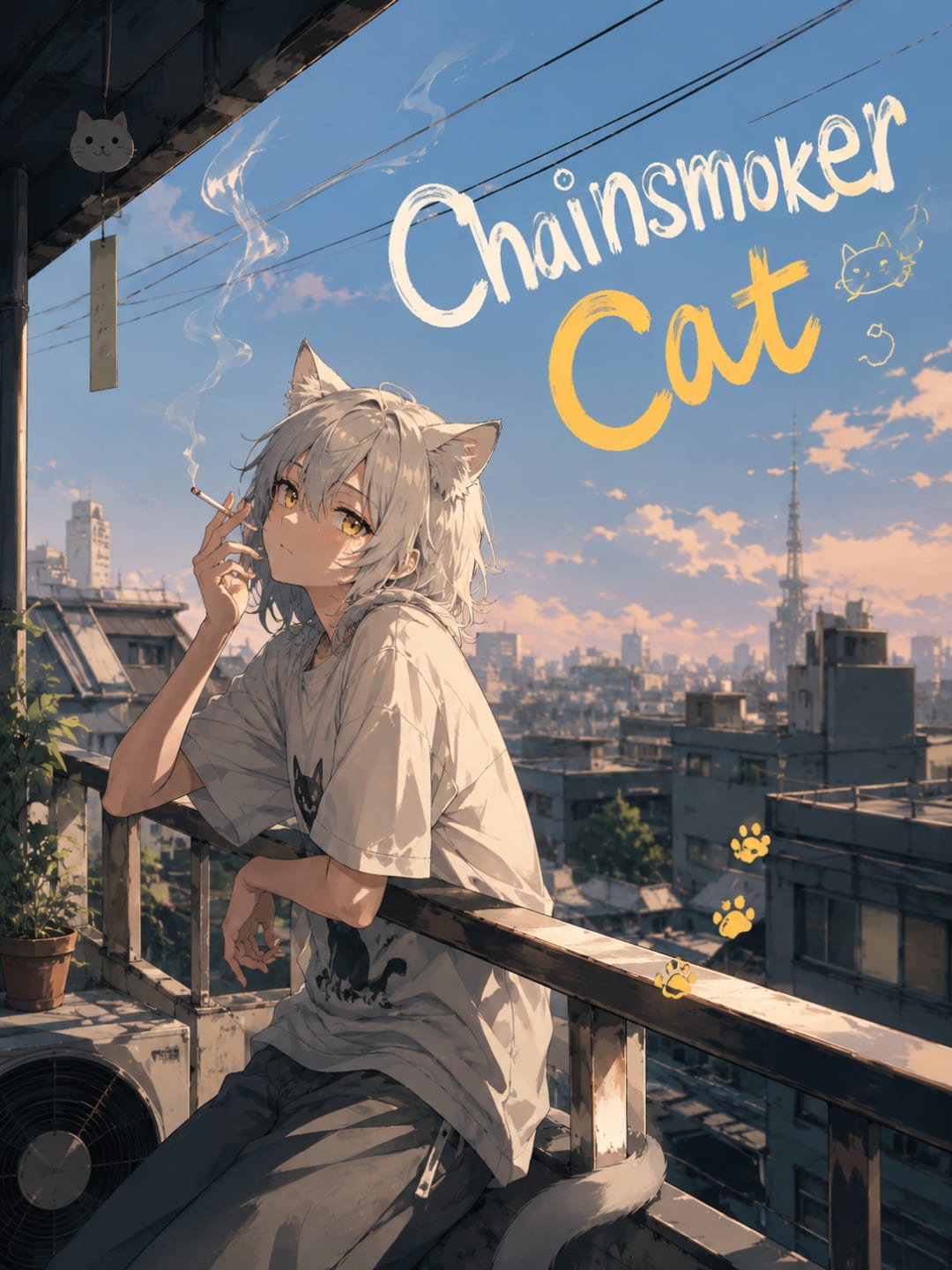 Portada del anime Chainsmoker Cat