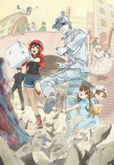 Portada del anime Cells at Work!