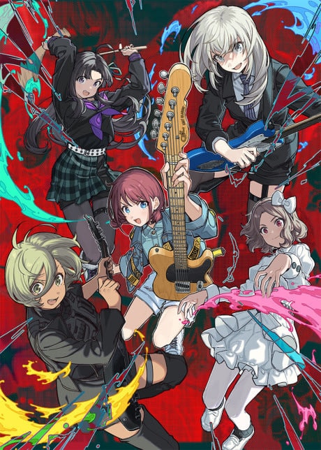 Portada del anime Girls Band Cry
