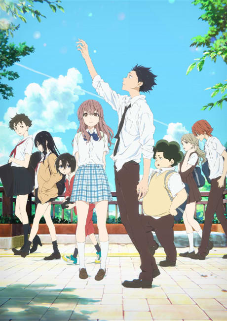 Portada del anime A Silent Voice