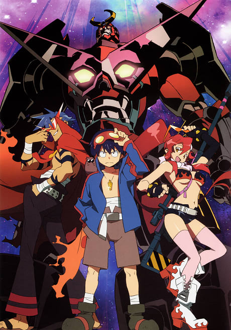Portada del anime Gurren Lagann