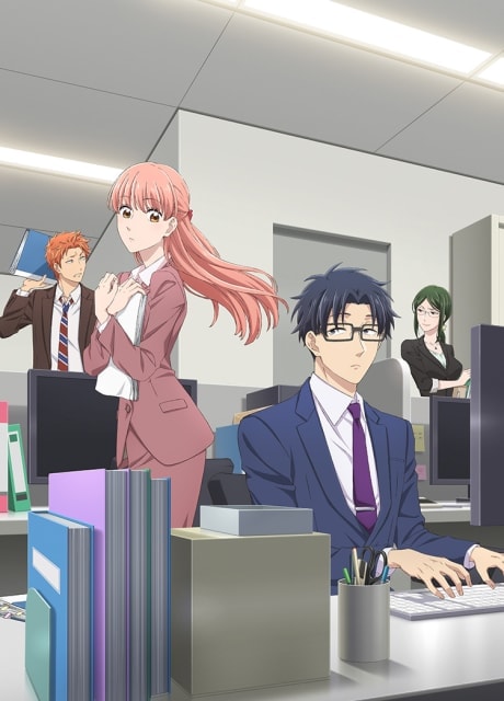 Portada del anime Wotakoi: Love Is Hard for Otaku