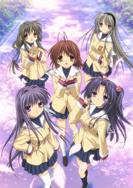 Portada del anime Clannad