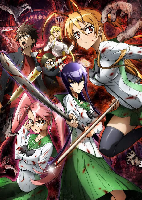 Highschool of the Dead anime cover