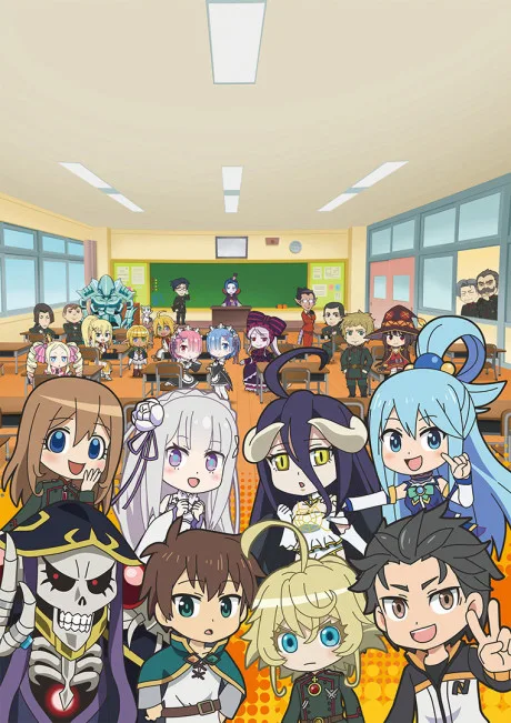 Portada del anime Isekai Quartet