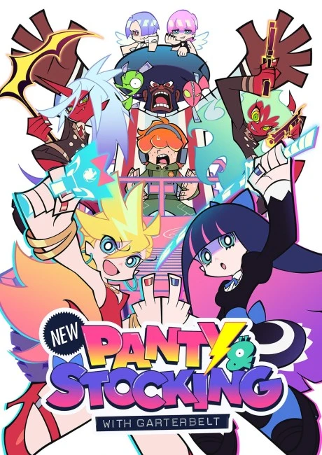 Portada del anime New PANTY & STOCKING with GARTERBELT