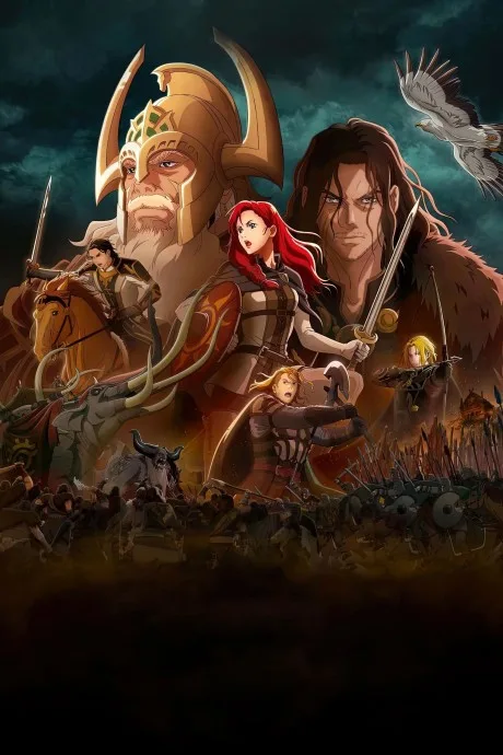 Portada del anime The Lord of the Rings: The War of the Rohirrim
